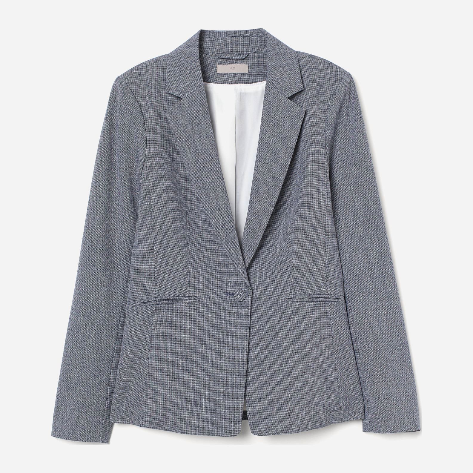 

Жакет H&M 1811-823791  Синий меланж, Жакет H&M 1811-823791 34 Синий меланж