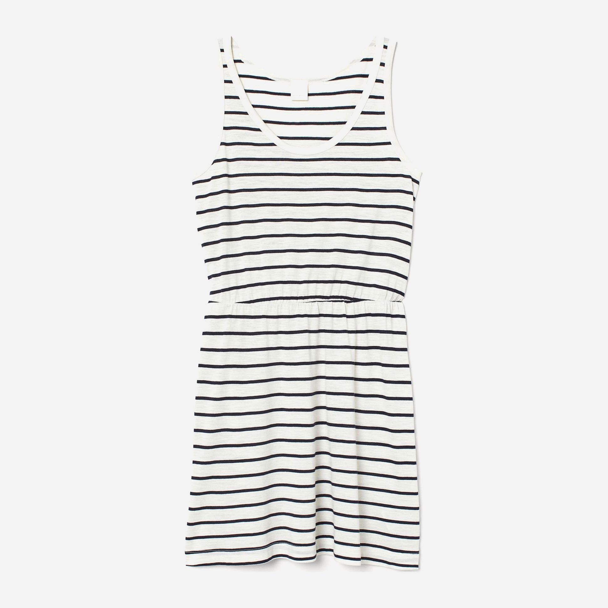 

Платье H&M 2112-7530610 XL Белое с черным