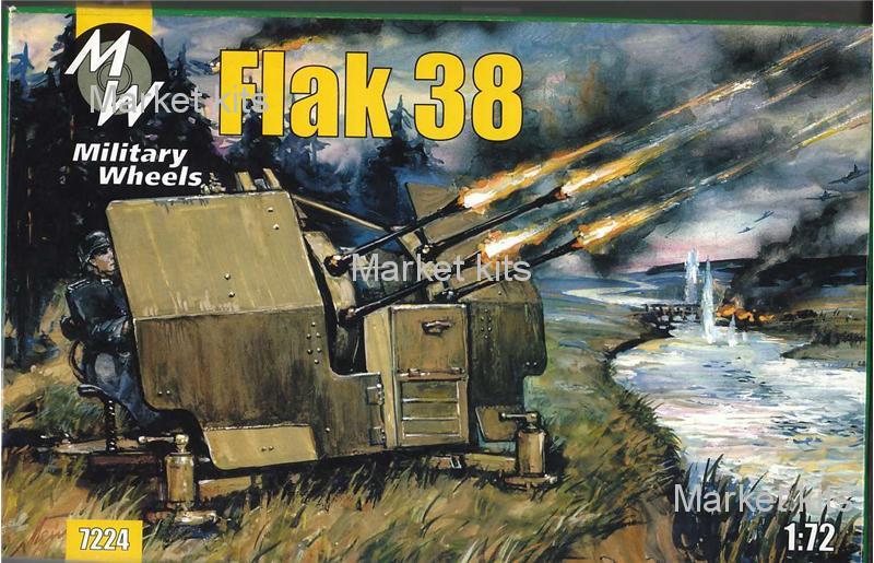 

Германская 10.5 cm зенитная пушка FlaK 38 1:72 Military Wheels (MW7224)