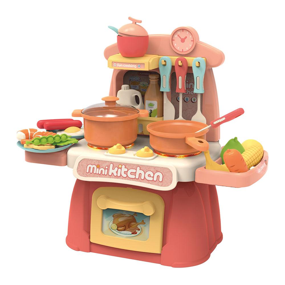 

Детская кухня "Mini Kitchen" со световыми, звуковыми эффектами и аксессуарами 889-174