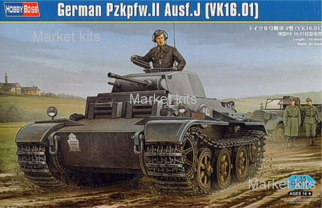 

Танк Pzkpfw.II Ausf.J (VK1601) 1:35 Hobby Boss (HB83803)