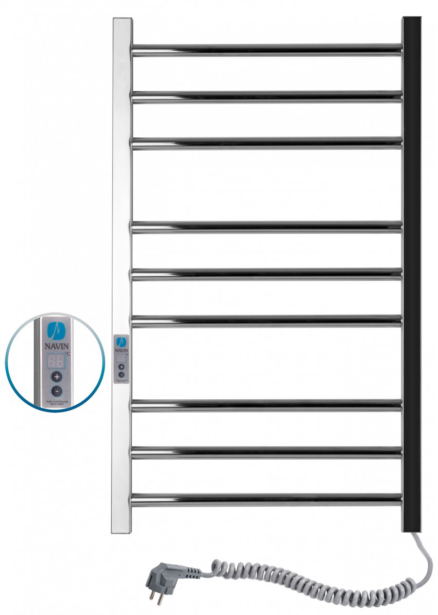 

Полотенцесушитель электрический NAVIN Классик Квадро 500х800 Digital (10-016052-5080) правый с таймером
