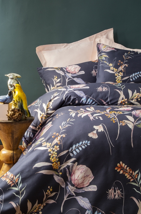 

Постельное белье Issimo Home сатин digital (100%хлопок) PROTEA, семейный, Цвет: сине-розовый