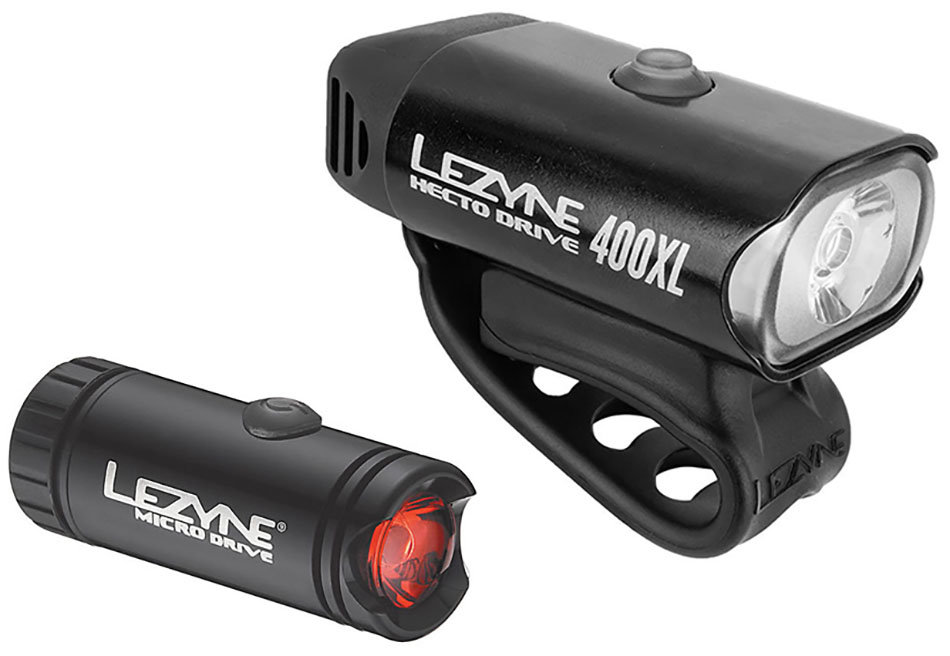 

Комплект света Lezyne MICRO DRIVE 400XL / MICRO DRIVE REAR Чорный 450/30 люмен