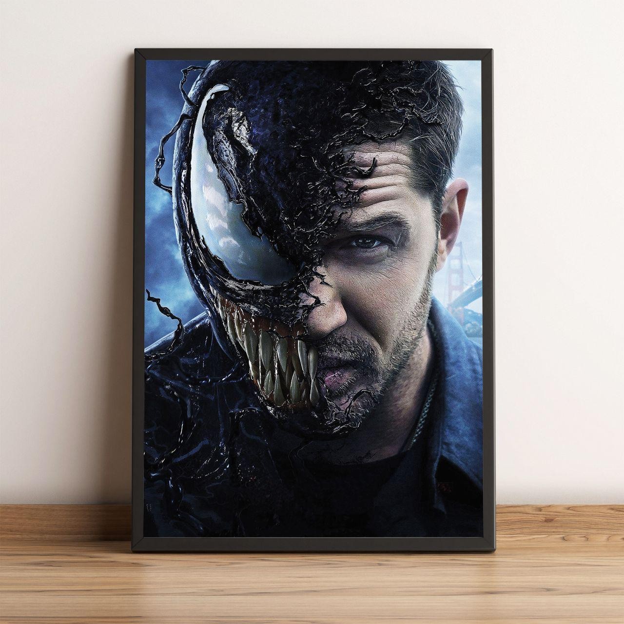 

Постер HELLO Posters Веном Том Гарди 50х70 см в рамке
