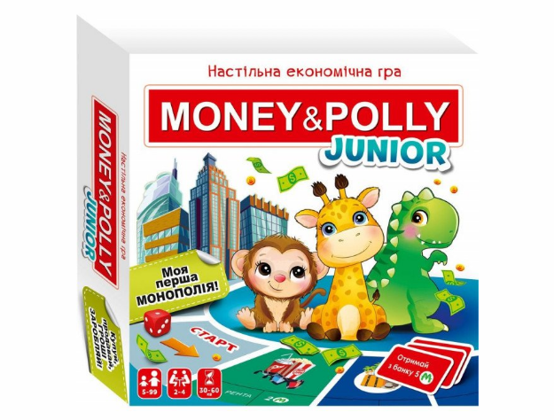 

Игра настольная Money&Polly. Junior 30000003У-R vin_30000003У-R