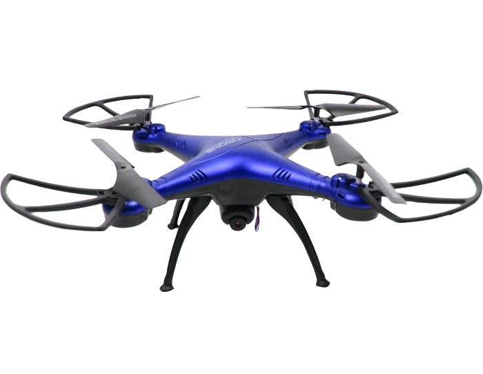 

Квадрокоптер DM 93 1 MILLION DRONE с WiFi управлением Синий - летающий дрон с камерой пультом и держателем