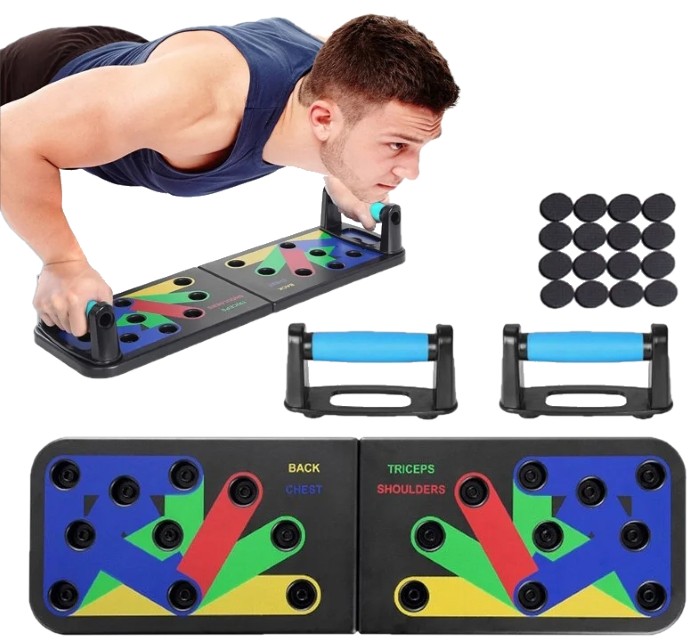 

Доска для отжиманий Foldable Push Up Board JT-006, Спортивные упоры для отжиманий, Портативный тренажер