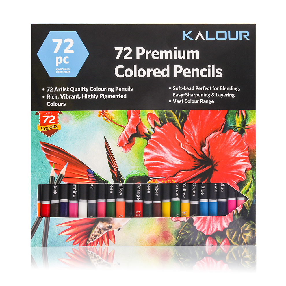 

Карандаши цветные 72 цвета KALOUR ТМ/НВ 3,3 мм (YW-PCP072AR)