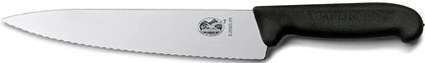 

Нож кухонный разделочный Victorinox Fibrox 25 см Черный