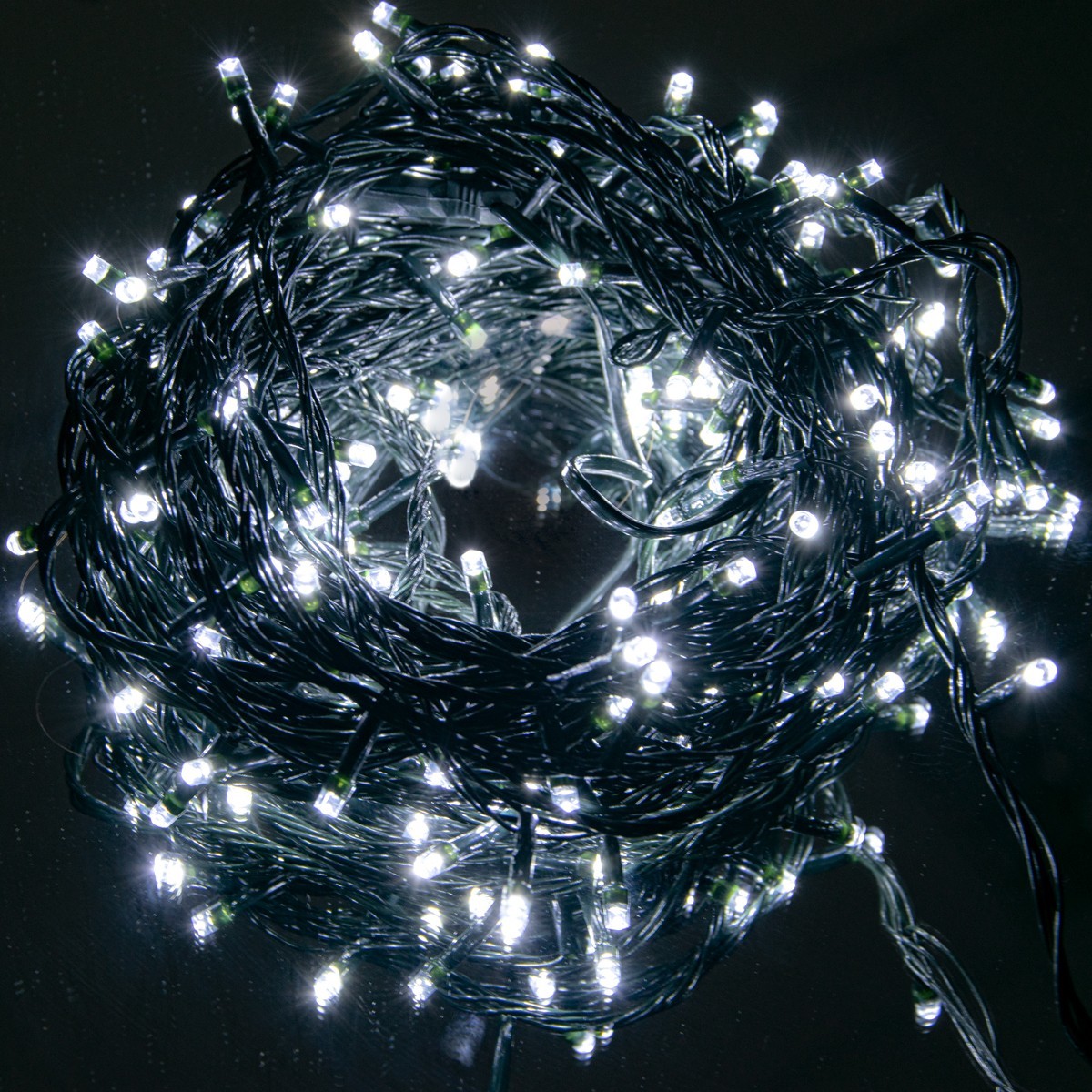 

Новогодняя гирлянда светодиодная "AJ-1004 арт 603" 165 LED 15м, Белая гирлянда для дома - огоньки на елку (1008945-White)
