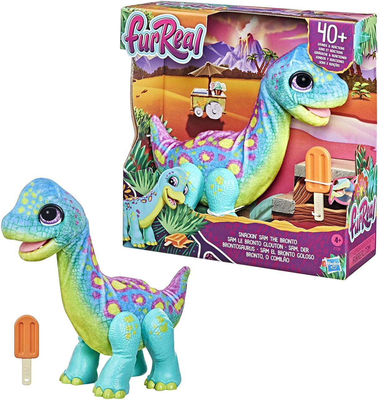 

Интерактивная игрушка Фурриал Динозавр FurReal Snackin’ Sam The Bronto
