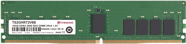 

Оперативная память Transcend DDR4-2666 16384MB PC4-21300 (TS2GHR72V6B)