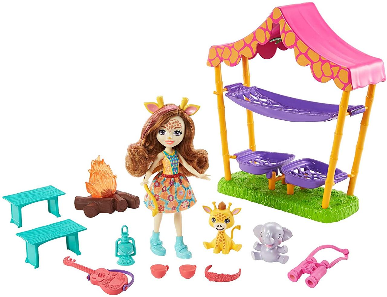

Кукла Энчантималс Жираф ночевка в саванне Enchantimals Savanna Sleepover
