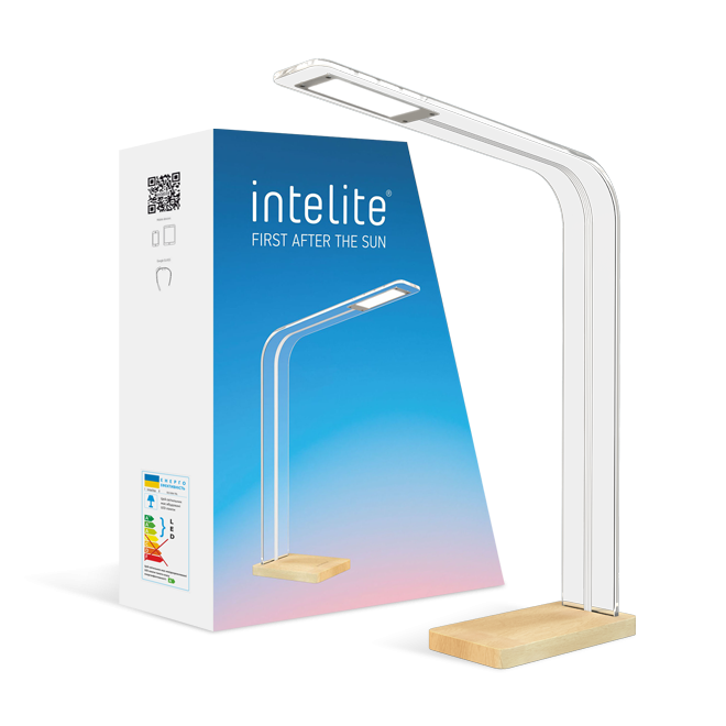 

Настольная светодиодная лампа Maxus Intelite Desklamp Glass 8 Вт (DL5-8W-TRL)