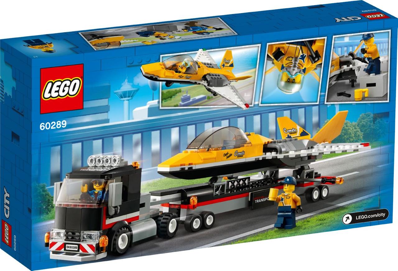 

Конструктор LEGO City Great Vehicles Транспортер каскадерського літака 281 деталь (60289)