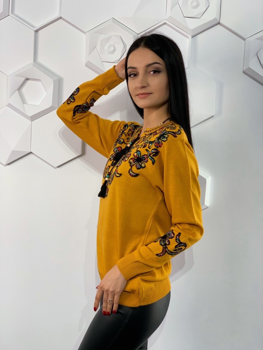 

Кофта вишивка Hazard 42-48 р. жовтий 4001 (42-48)
