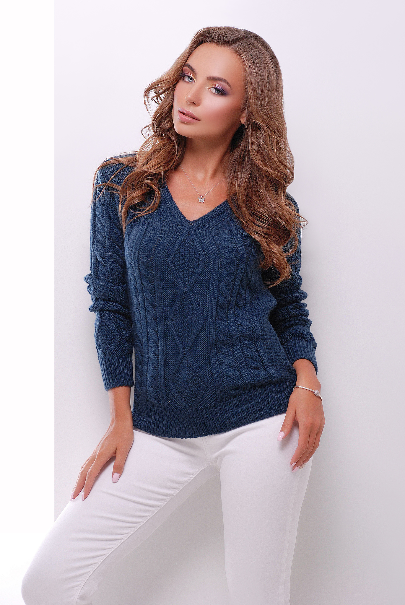 

Светр жіночий Marse - р. джинс 139 (-44р, Светр жіночий Marse 42-44 р. джинс 139 (42-44р.)