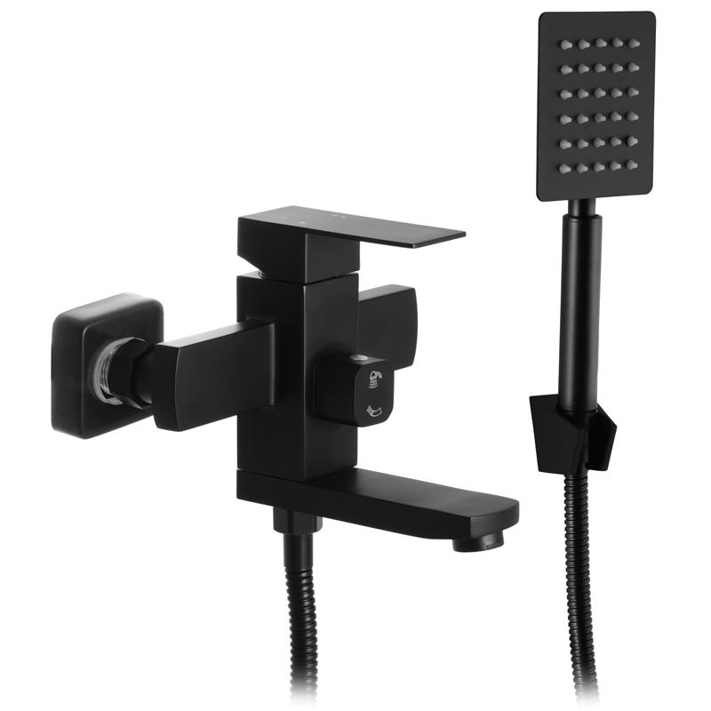 

Смеситель для ванны MIXXUS KUB-009 черный MI2812