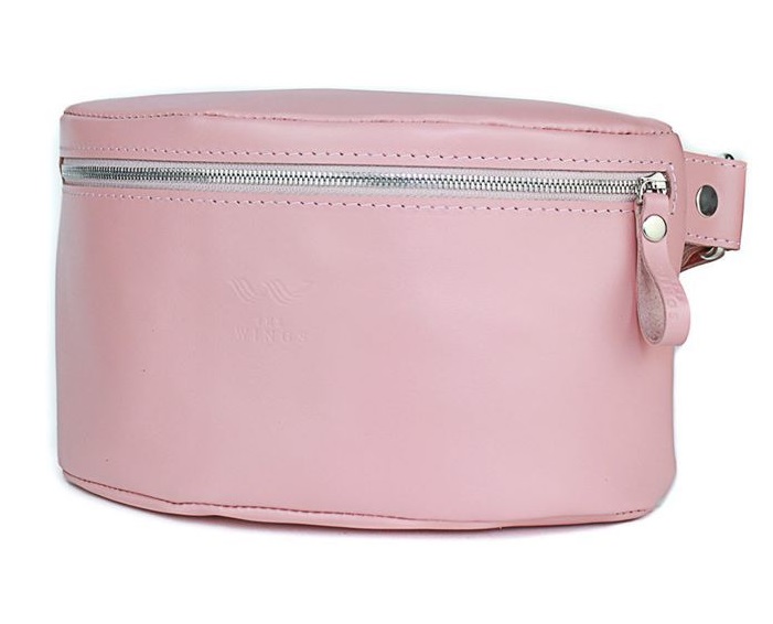 

Сумка поясная кожаная The Wings розовая TW-BeltBag-pink-ksr