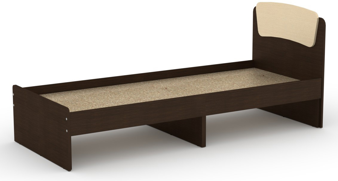 

Кровать односпальная без ящиков Компанит Классика-80 Венге комби