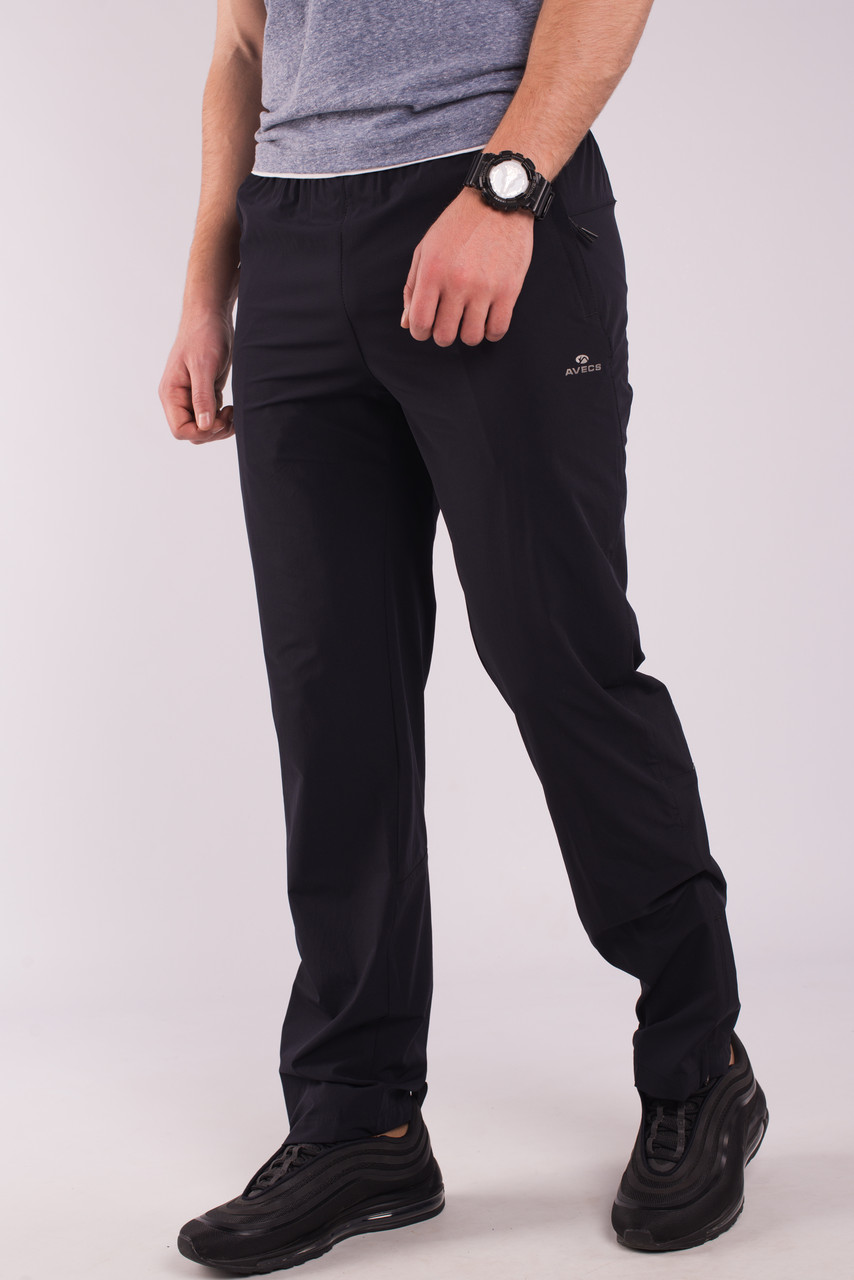 

Брюки спортивные без подкладки черные Avecs 70261-AV Black, Брюки спортивные без подкладки черные Avecs 70261-AV Black L