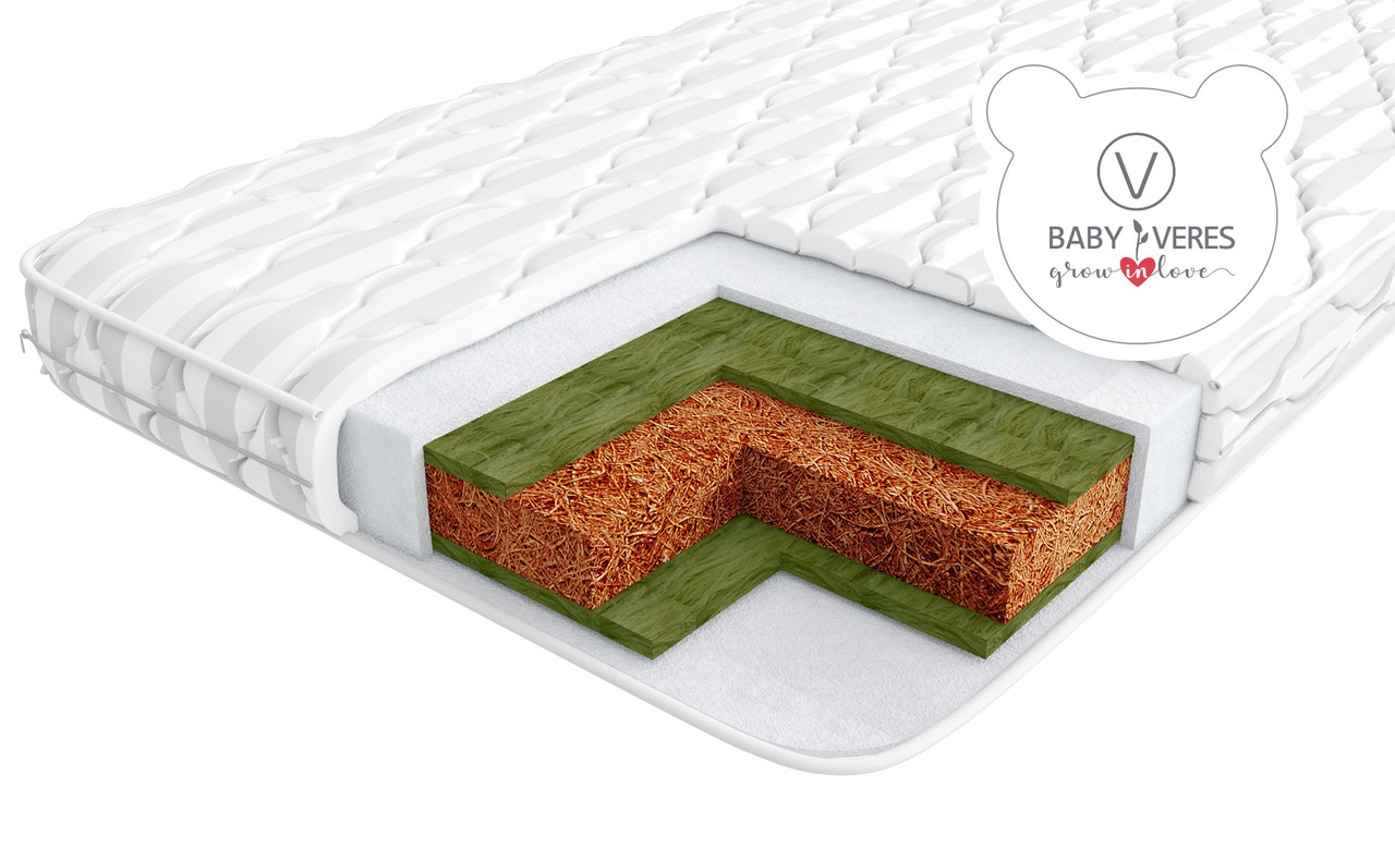 

Матрас для новорожденных Baby Veres ECO 120х60х12 см