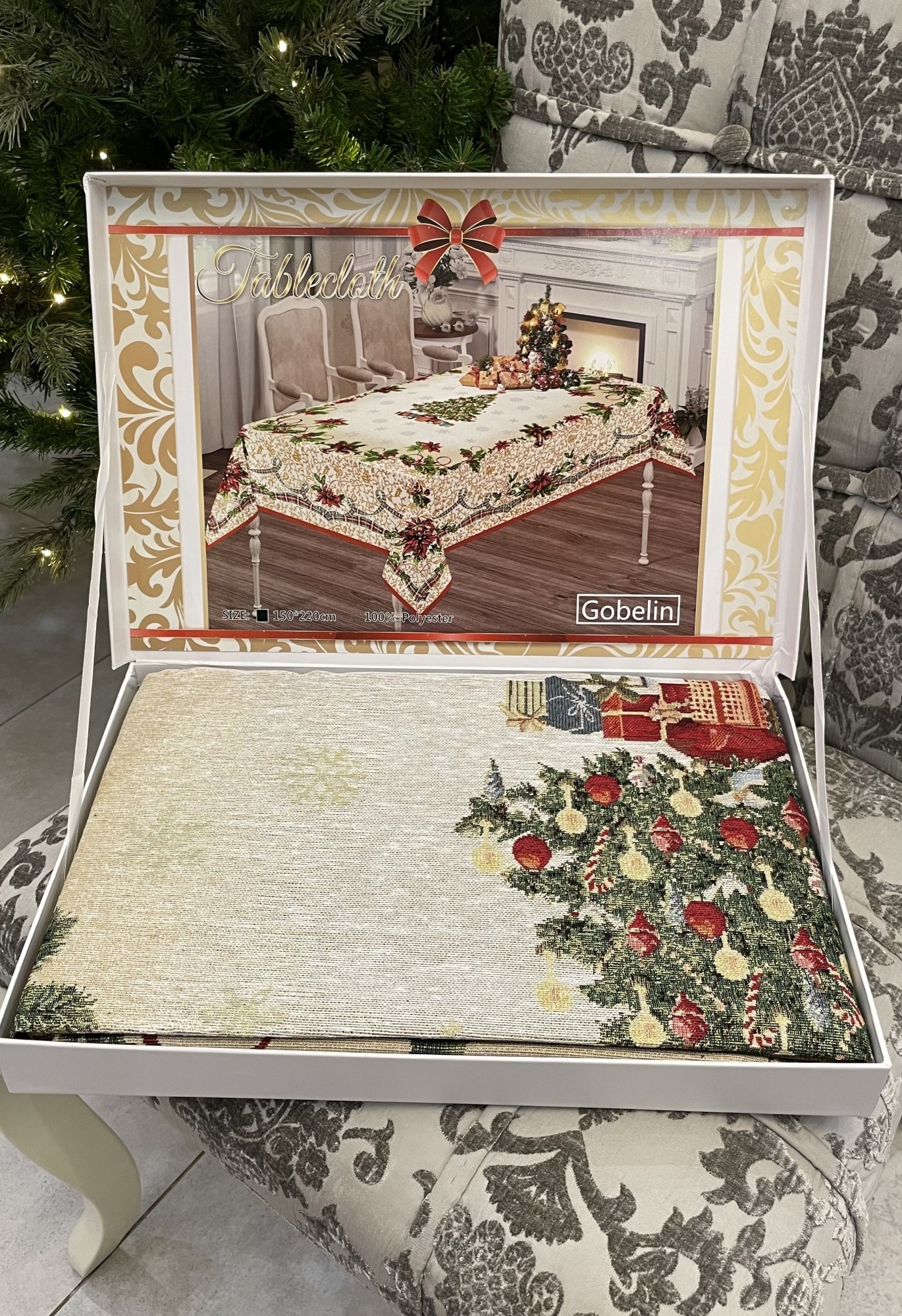 

Скатерть гобеленовая Tablecloth Premium 150x220 см