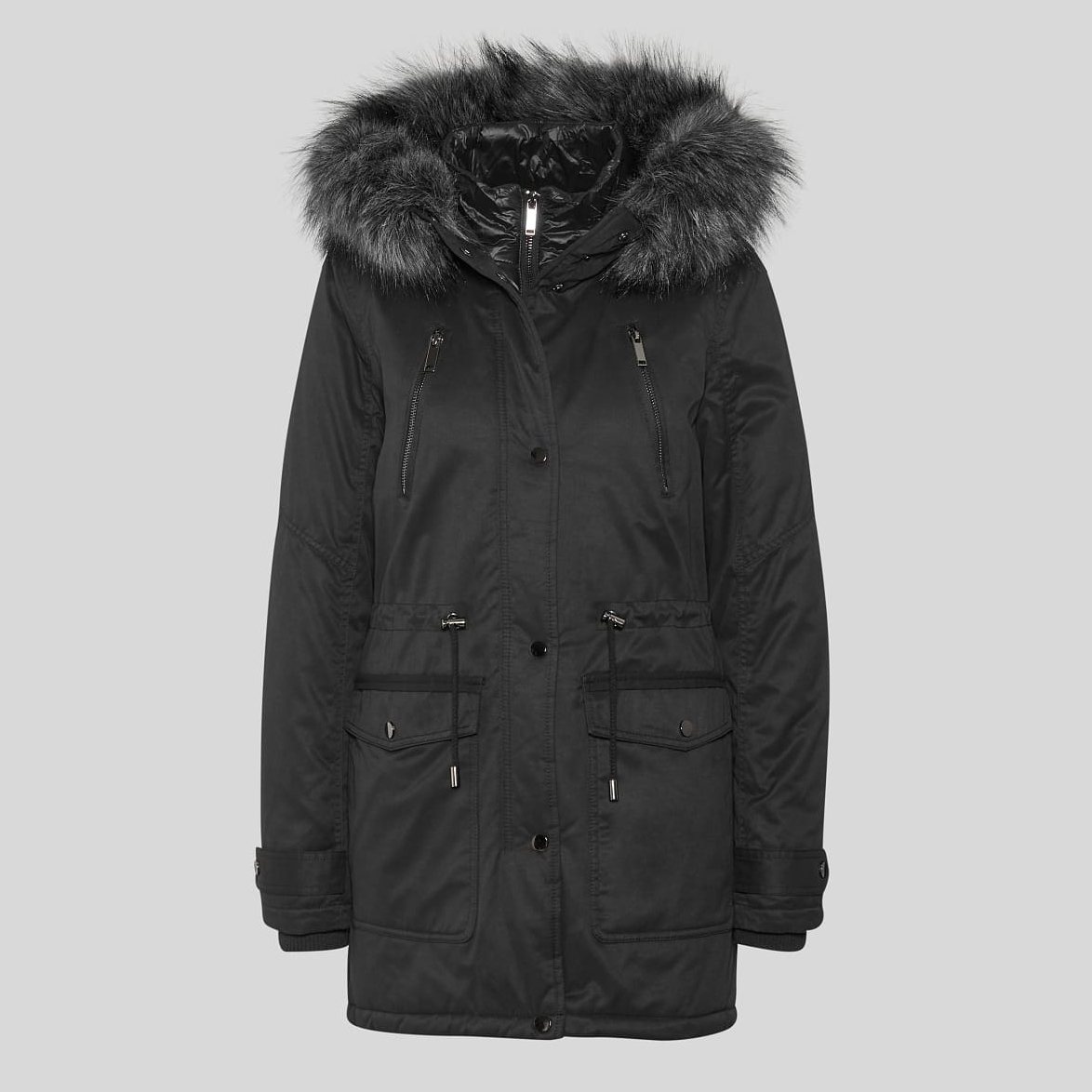 

Парка H&M 2105038  Черная, Парка H&M 2105038 46 Черная