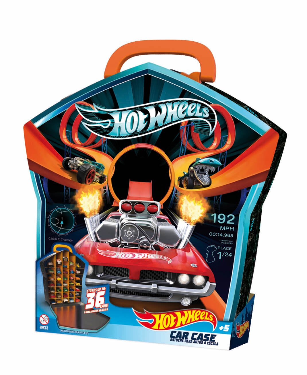 

Металевий контейнер для 36 машинок Hot Wheels (4893825018796)