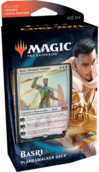 

Настольная игра Wizards of the Coast Колода Planeswalker Basri Core Set 2021 АНГЛ Magic The Gathering