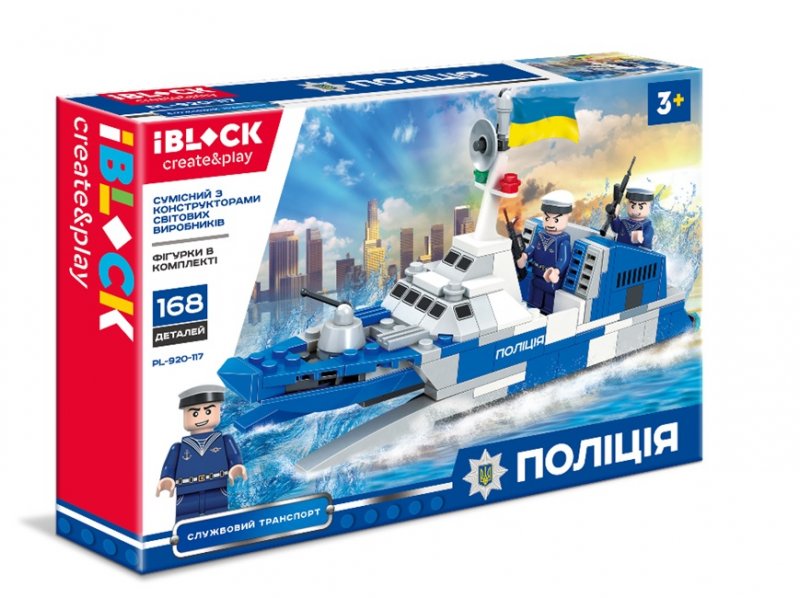 

Конструктор "ПОЛІЦІЯ" IBLOCK PL-920-117 (168 дет., В коробці) (2000904136032)