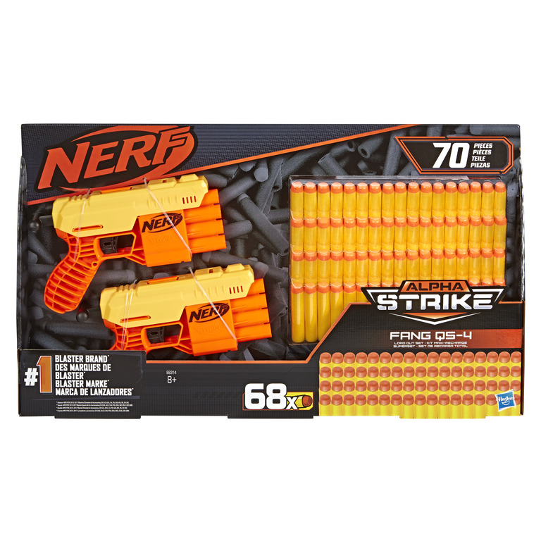 

Бластер іграшковий Фанг Лоад Сет серії "Альфа Страйк" E8314 NERF (5010993634743)