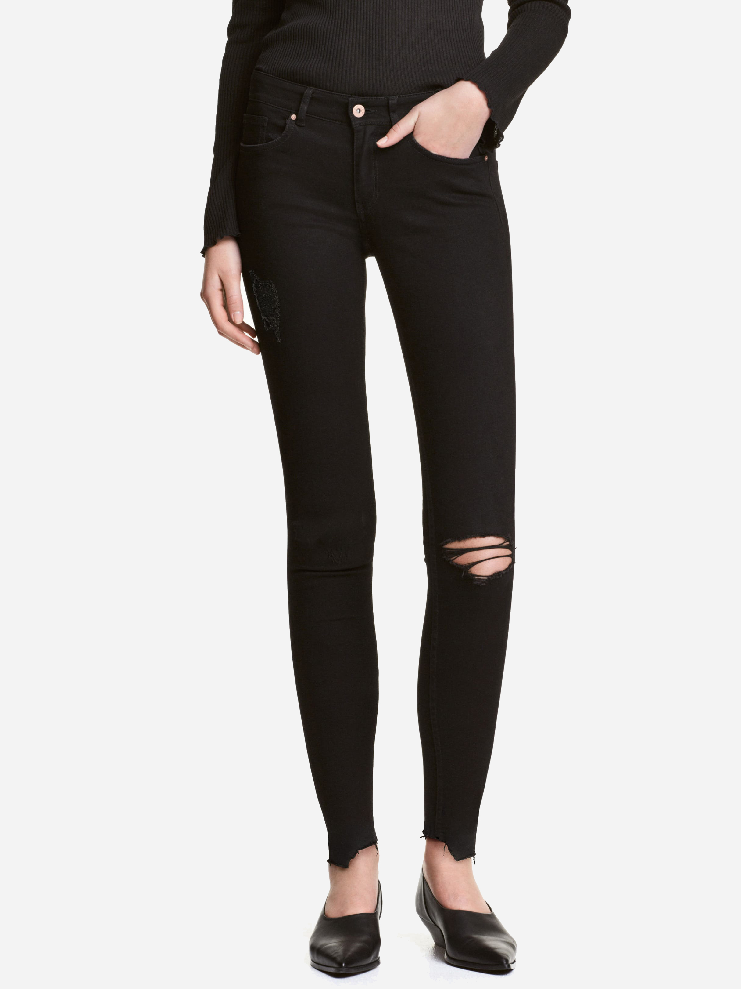 

Джинсы H&M XAZ070706LOWO 36 Черные