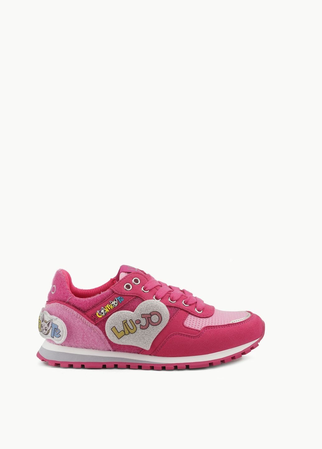 

Кроссовки детские Liu Jo WONDER 1 - SNEAKER 31 Розово-красные (4A0787TX08100006)