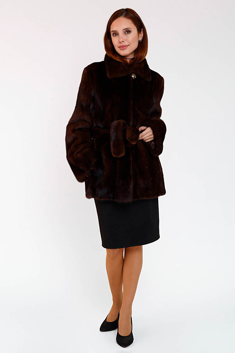 

Шуба Finezza 9976/80  Коричневая 76230016, Шуба Finezza 9976/80 42 Коричневая 76230016