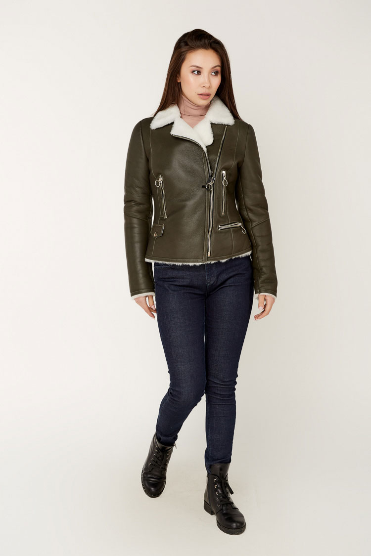 

Дубленка Ricca donna Snq-39171/kisa 42 Зеленая 122800016