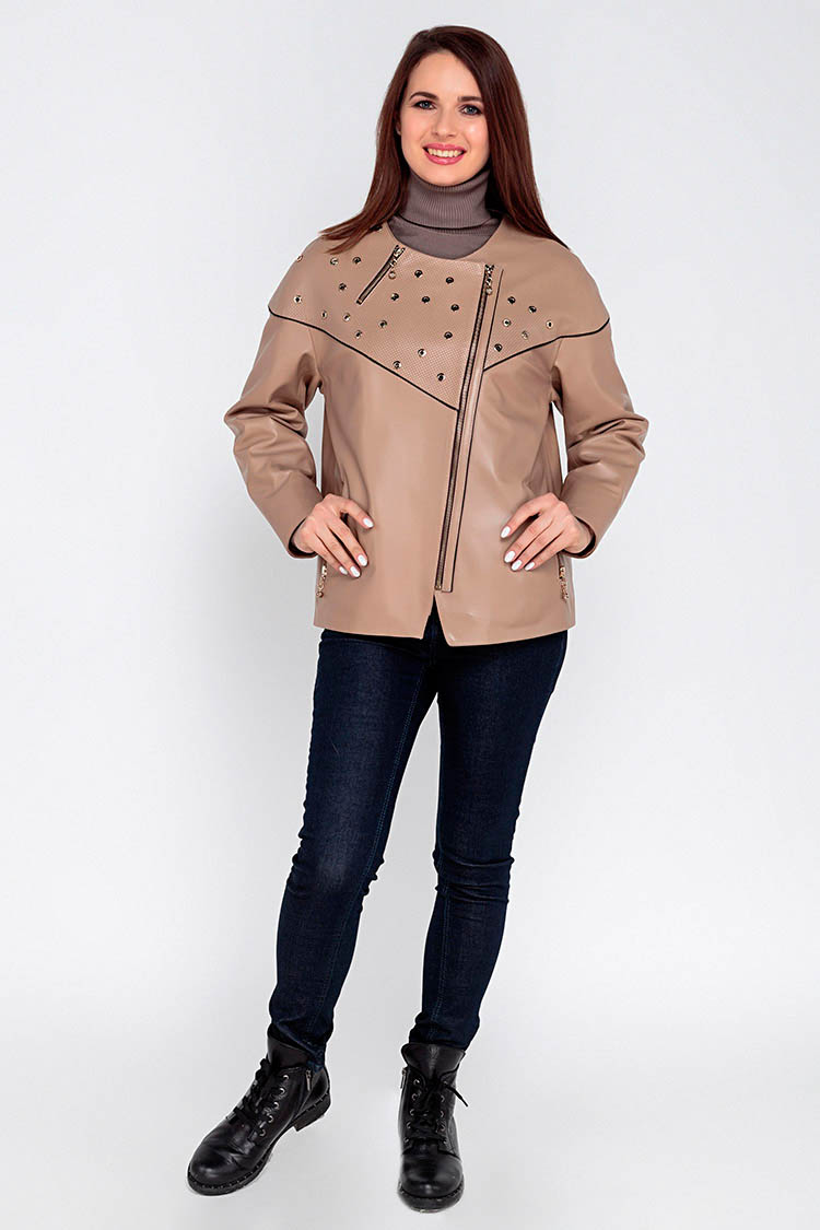 

Куртка Ricca donna 3012 L Бежевая 77680003