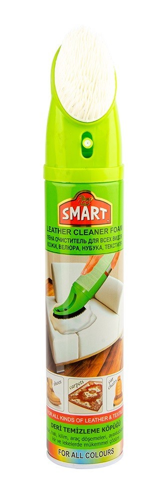 

Пена для чистки Smart всех видов кожи, велюра, нубука и текстиля 300 мл