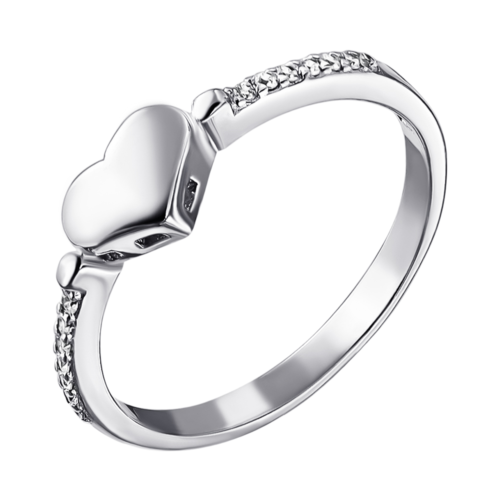 

Серебряное кольцо с фианитами 000116333 16 размера