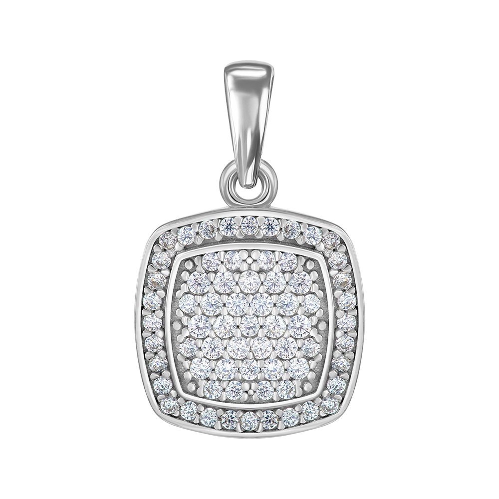 

Серебряная подвеска с фианитами 000150683
