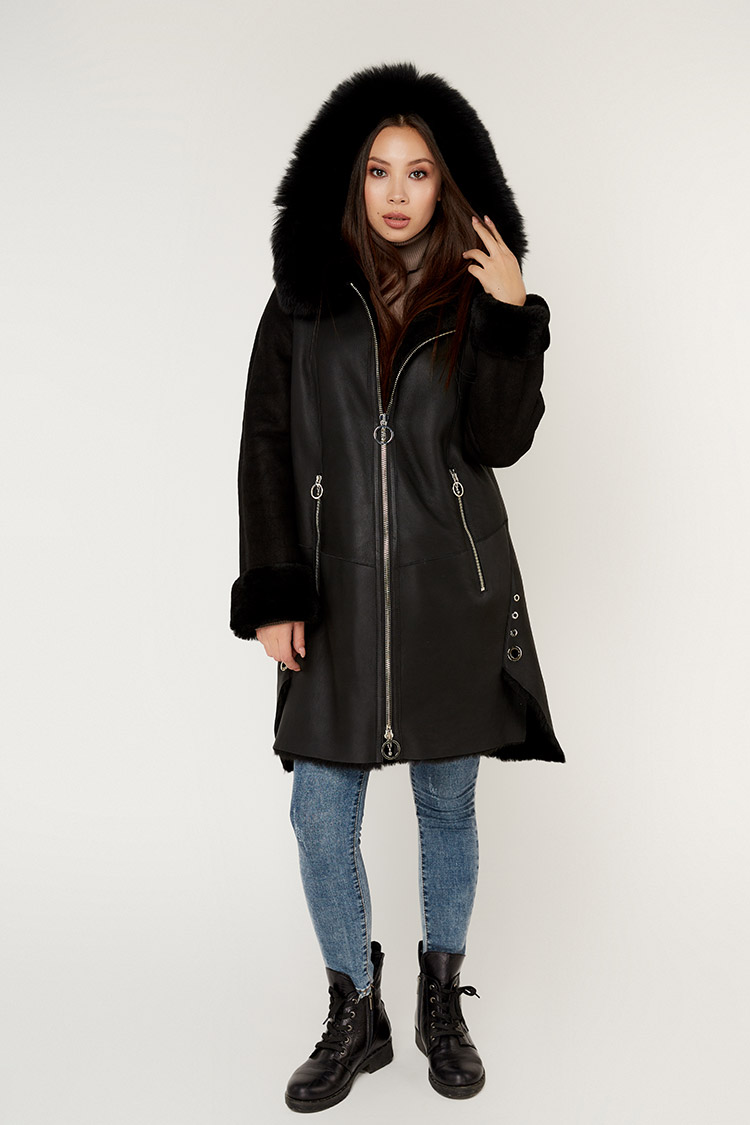 

Дубленка Ricca donna Kk-39188/kps S Черная 123460002