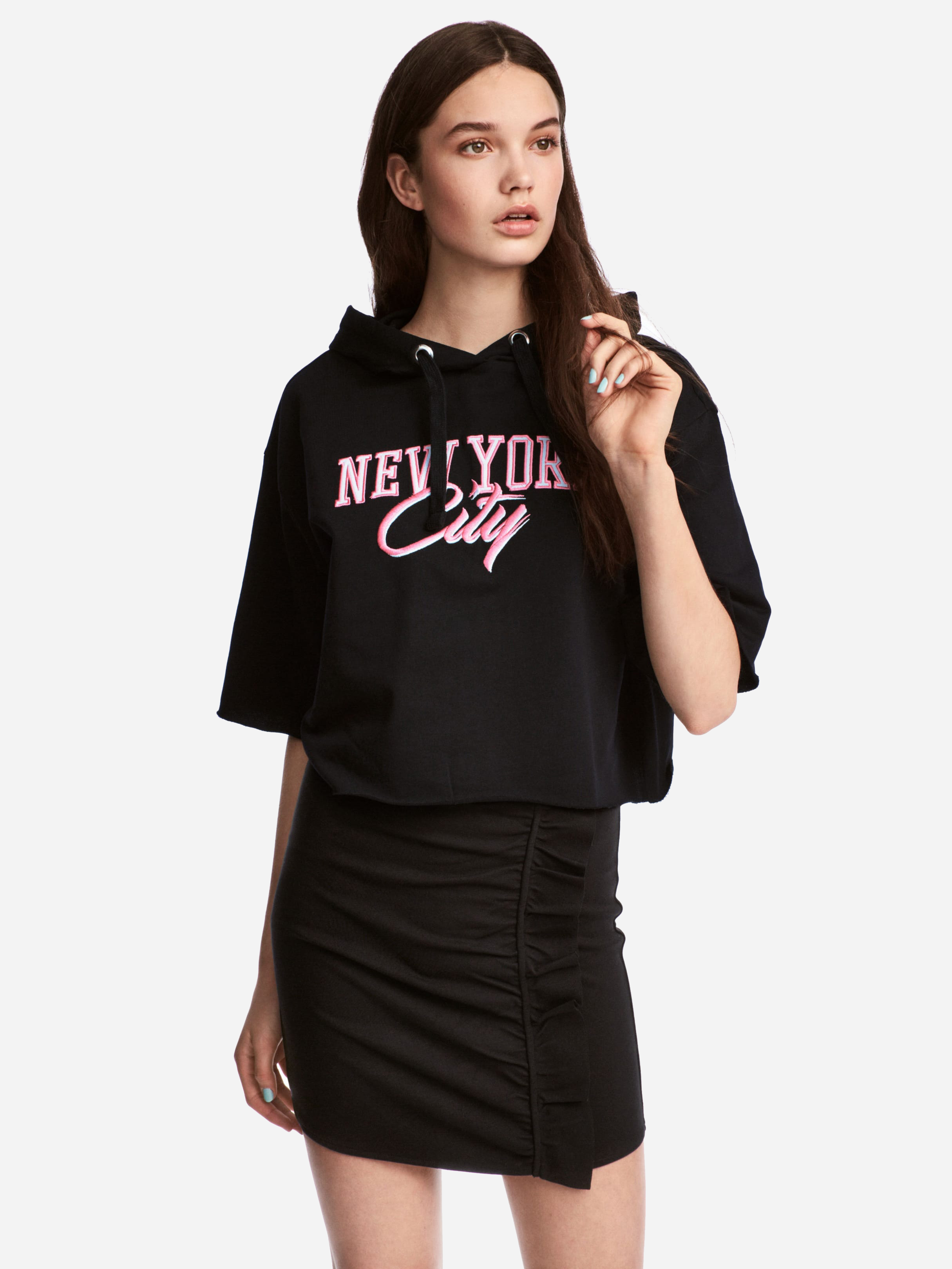 

Юбка H&M XAZ133496OWYD  Черная, Юбка H&M XAZ133496OWYD XS Черная