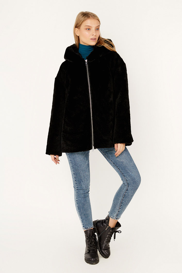 

Шуба Ricca donna Ast-38133/kps 2XL Черная 123900006