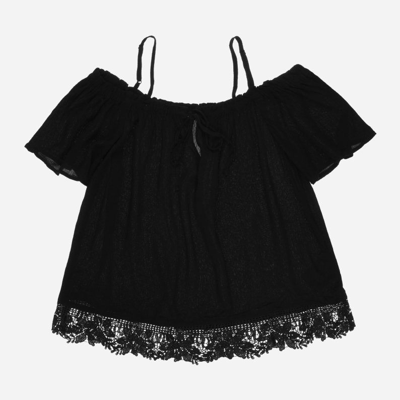 

Блузка H&M 6487698  Черная, Блузка H&M 6487698 38 Черная