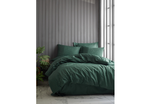 

Комплект постельного белья Cotton Box Jakarli Hexa Yesil 200x220