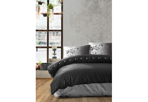 

Комплект постельного белья Cotton box Candy Daren Siyah 200x220