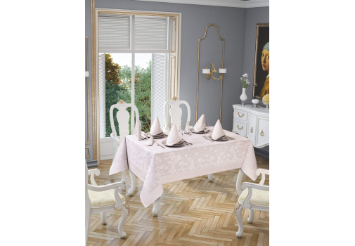 

Скатерть Jackline Pano Linen Rose 9886-6 Розовый