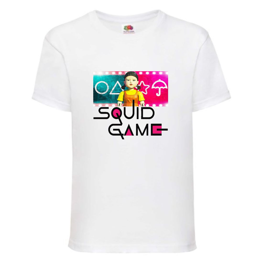 

Футболка детская Игра в Кальмара 0015 (Squid game) белая (SQD-0015 wh) 140 см
