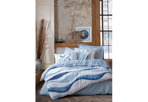 

Комплект постельного белья Cotton box Jenita Mavi 200x220